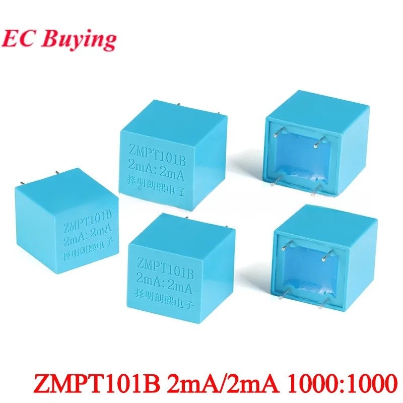 5 ชิ้น/1 ชิ้น ZMPT101B 2mA/2mA 1000:1000 Precision เฟสแรงดันไฟฟ้า Transformer เอาต์พุตแรงดันไฟฟ้า Se