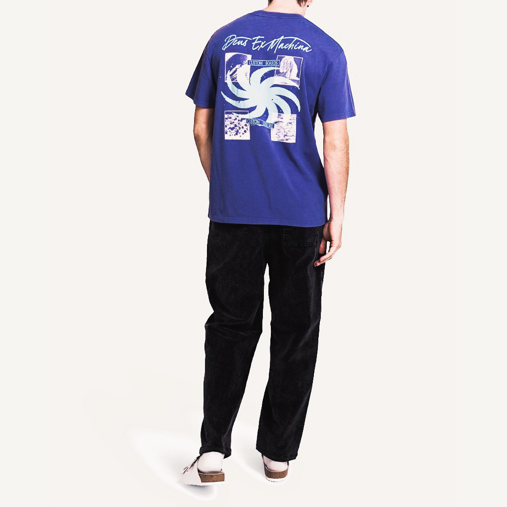 Deus Ex Machina สตรีทวอร์คสำหรับผู้ชาย ผ้าฝ้ายแท้ แขนสั้น