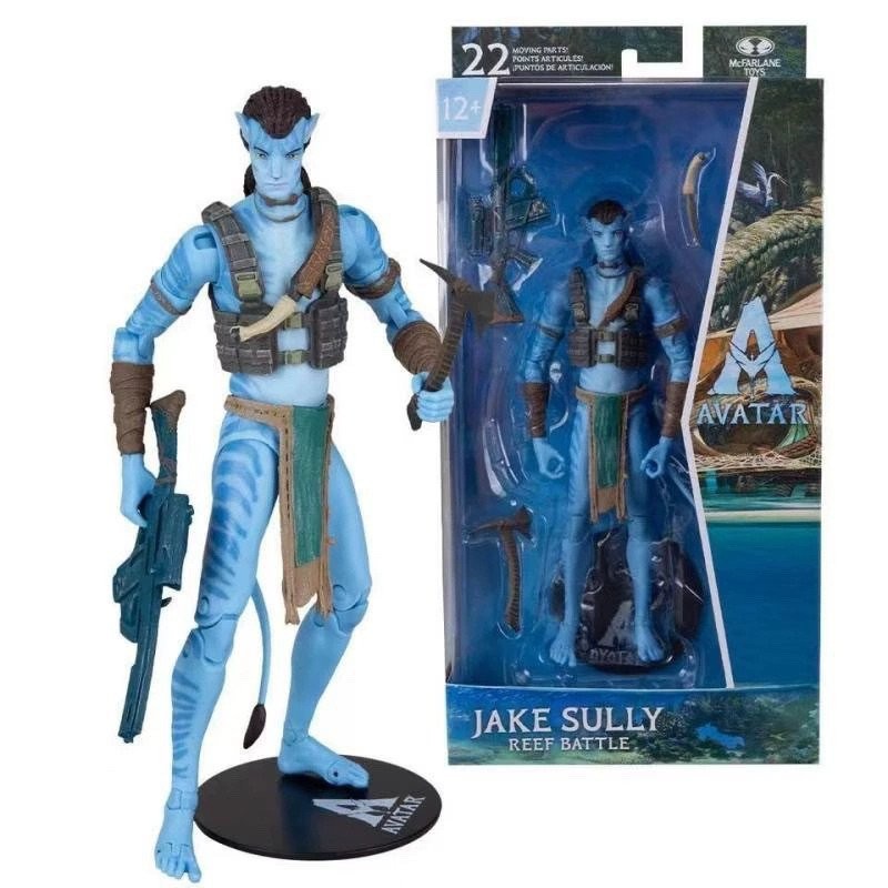 37QK Tene Jack Figure Avatar Model Nishui Way ตกแต่ง McFarlane Movie Movable 2