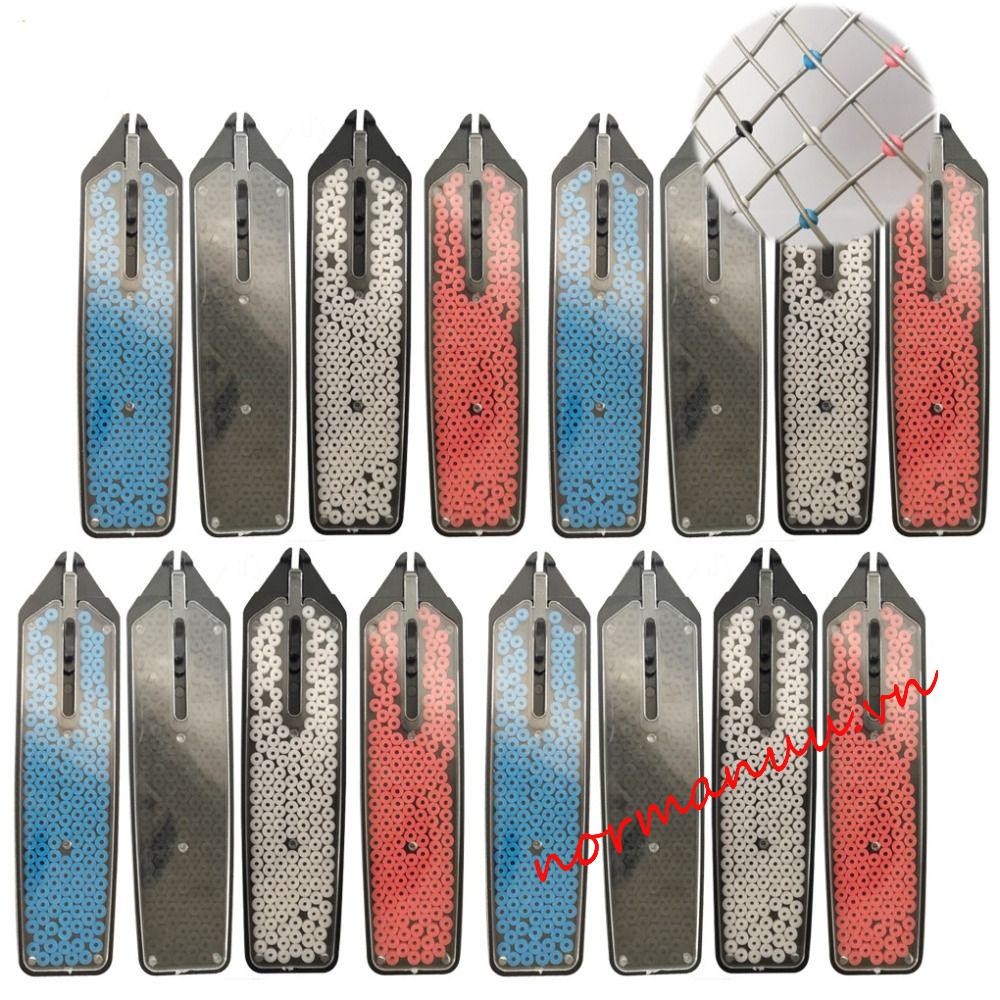 NORMAN6G เทนนิส Cross String Saver, โช้คอัพล็อค String Saver, แบบพกพาเปลี่ยนพลาสติกแบดมินตัน String 