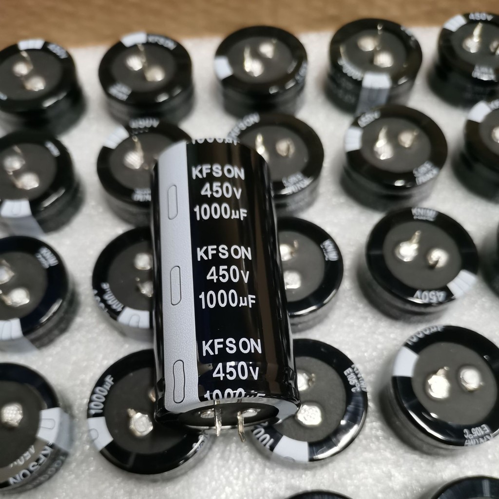 KFSON Horn Electrolytic Capacitor 450v1000uf Capacitor 2 Pin 4 Pin ยี่ห้อใหม่ 1,000uf450v Capacitor