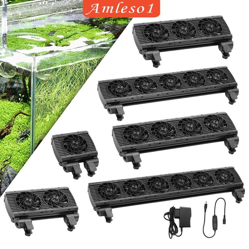 [Amleso1] Aquarium Chiller ตู้ปลาระบบทําความเย็นพัดลมระบายความร้อน Water Chiller พัดลมถังปลาสําหรับก
