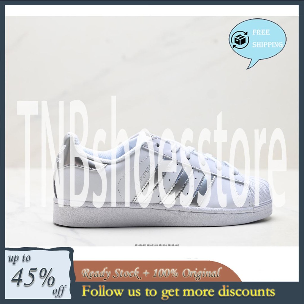 Superstar C77124 รองเท้าวิ่งสำหรับทุกคน น้ำหนักเบาทะเลี้ยมีเดินในฤดูใบไม้ผลิ