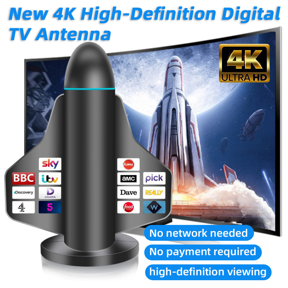 Cross-Border ขายร้อน 2025 สไตล์ใหม่รุ่นส่วนตัวในร่ม HD เสาอากาศทีวีดิจิตอล HDTV เสาอากาศ DVB-T2