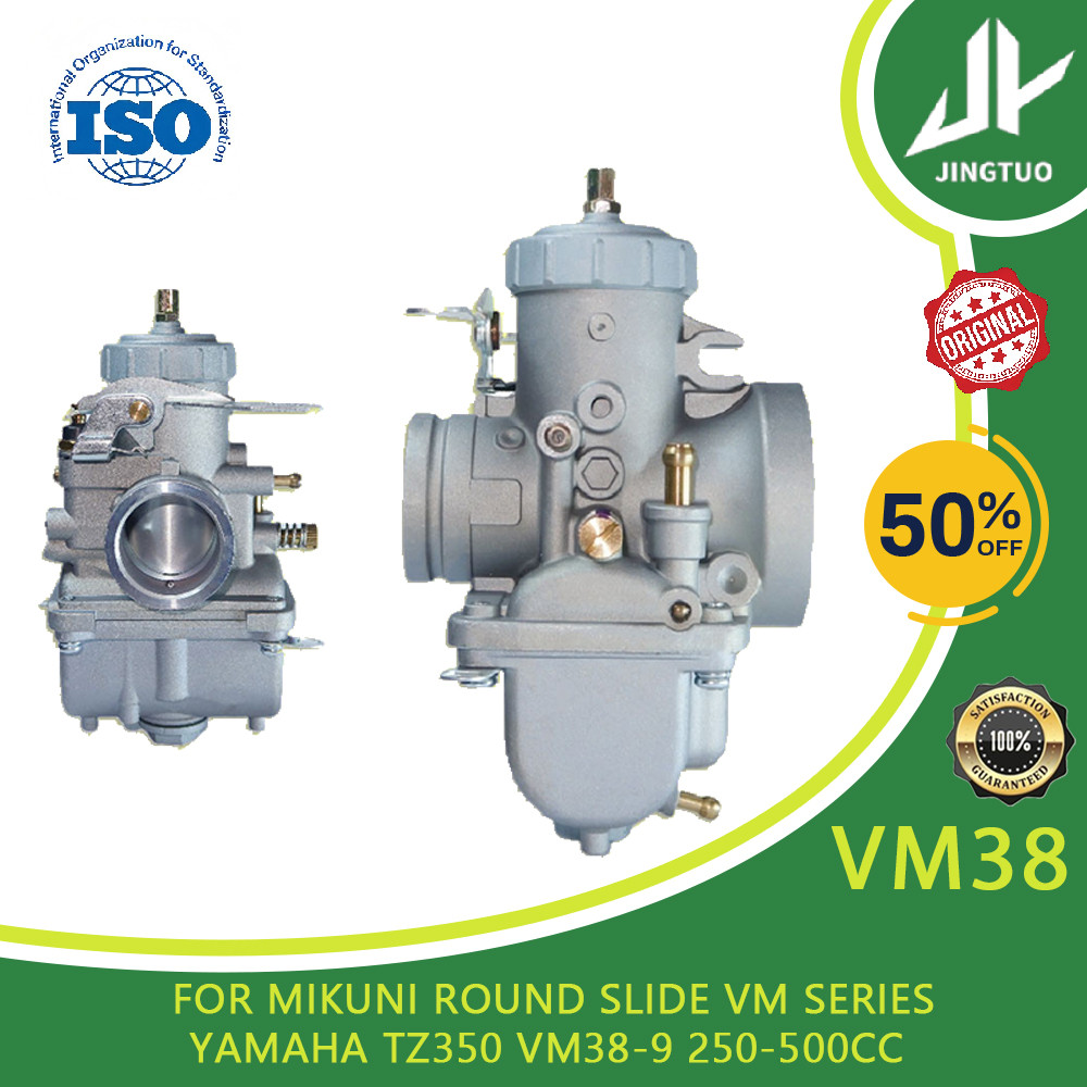 VM38 38 มม.คาร์บูเรเตอร์สําหรับ Mikuni รอบสไลด์ VM Series Yamaha TZ350 VM3-8-9 250-500cc ATV Quad Ca