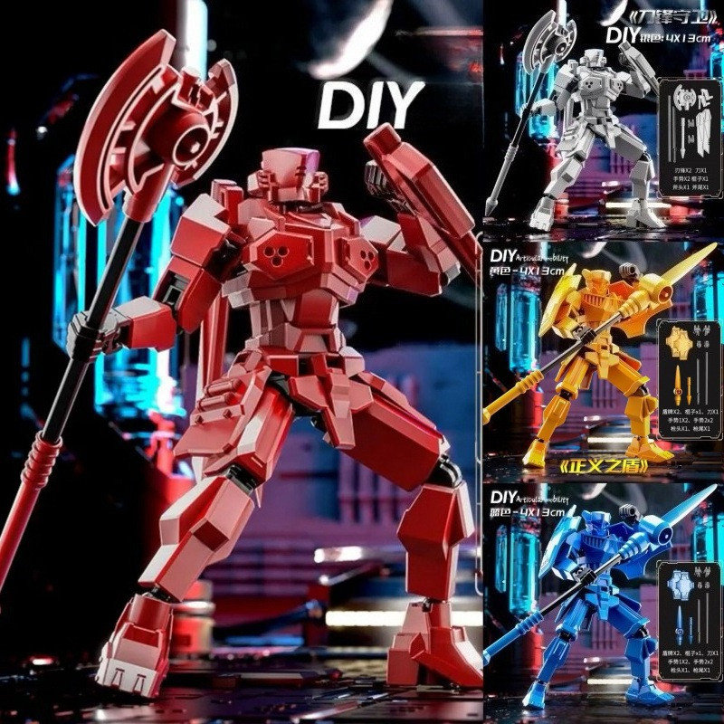 13 Joint Guard Armor Movable Doll Assembly Puzzle Robot Model Transformation Mecha Warrior