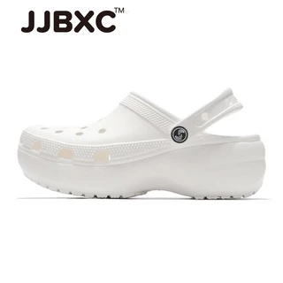JJBXC รองเท้าแตะรู ผู้หญิง พื้นหนา แพลตฟอร์ม ใส่สบาย กันลื่น