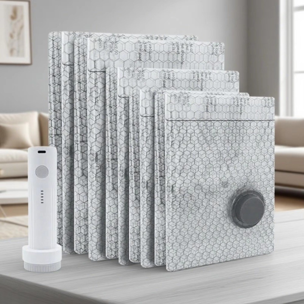 นุนดี กระเป๋าเก็บของสําหรับเดินทาง,กระเป๋าบีบอัดสูญญากาศมัลติฟังก์ชั่นแบบพกพา,ถุงบรรจุสูญญากาศความจุขนาดใหญ่กันความชื้น - รูปที่ 7