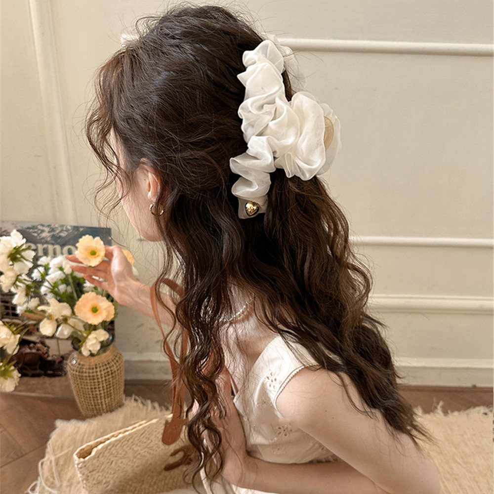 Claw Clip ทูลล์สำหรับผมบัน แบบเรื่องรัด เหมาะสำหรับฤดูร้อน ขนาดเล็ก สวยงาม สำหรับผู้หญิง ขายเป็นเซต 1/2/4 ชิ้น - รูปที่ 3