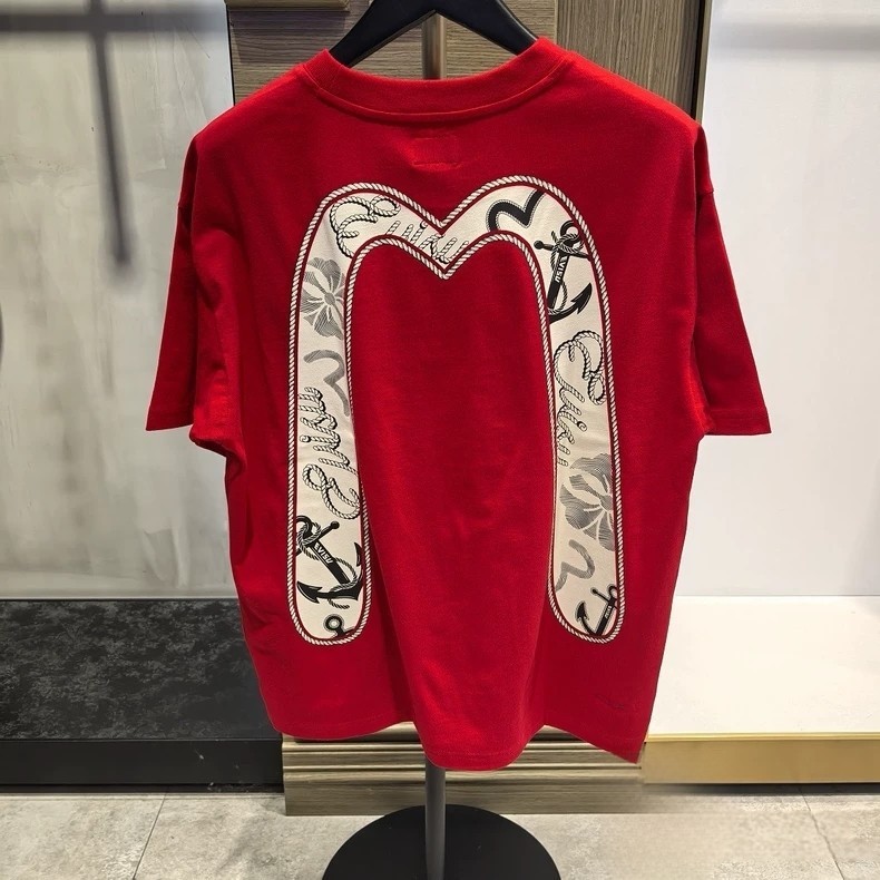 EVS เสื้อยืดแขนสั้นผู้ชายคอกลมลําลอง 2ESHTM5TS7037RXCT