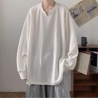 เสื้อกันหนาวผู้ชาย สไตล์ฮาราจูกุญี่ปุ่นย้อนยุคอเมริกัน ใส่ได้หลายโอกาส
