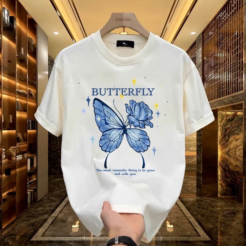 2025 NEW 2025 Short Sleeve T-Shirt Summer New Trendy Brand Casual Loose Fit Versatile T-Shirt new23 