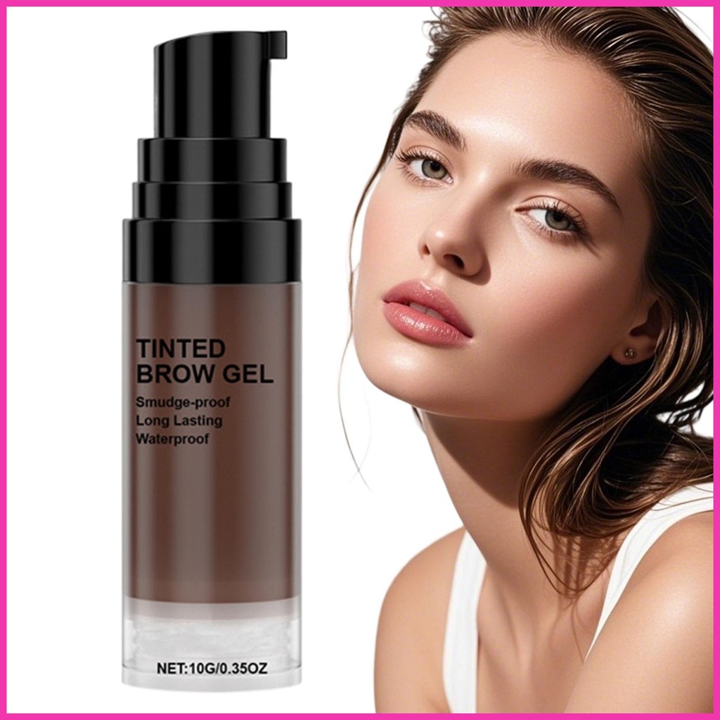 Eyebrow Gel Tint Lasting Brow Color Waterproof Eyebrow Dye Tint Gel เครื่องสําอางติดทนนานสําหรับผู้ห