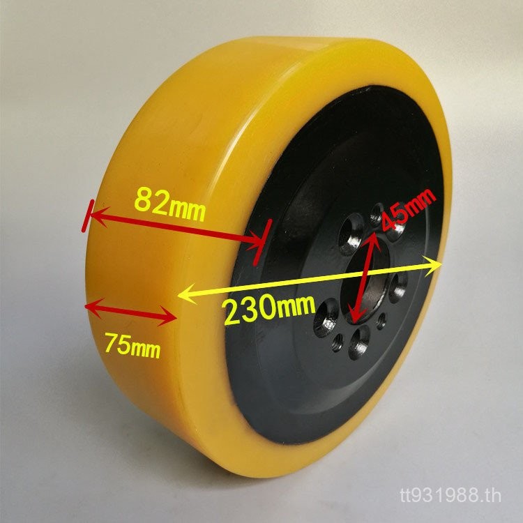 230 รถรถยก Noni ไดรฟ์ล้อไฟฟ้า 75 Active ล้อ Stacker อุปกรณ์เสริม Easy-to-Pass ล้อไฟฟ้า Hangcha * 8D6