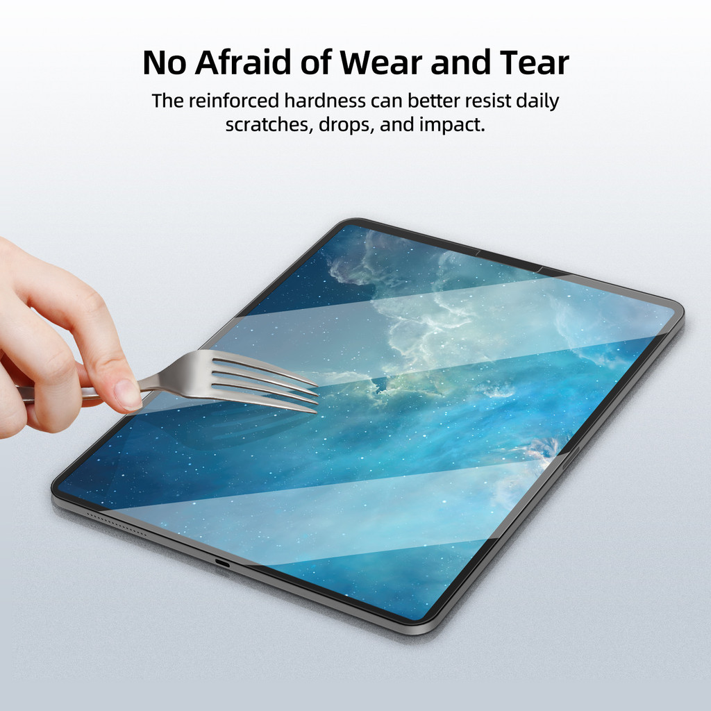 [ข่าว]ฟิล์มกันรอยหน้าจอกระจกนิรภัยสำหรับ gen10/11 A16 10.2 Pro 11 13 Air 4/5/6/7 ลายนิ้วมือแบบใส - รูปที่ 5