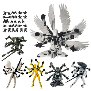 T13 Action Figure 3Dพิมพ์Multi-Jointed Movable Titan 13 Lucky Dummy Novaหุ่นยนต์Action Figureของขวัญ