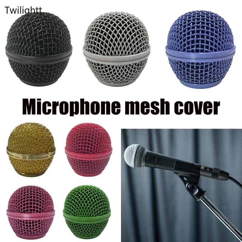 WILI ไมโครโฟนตาข่ายโลหะตาข่ายย่างหัวไมโครโฟนอุปกรณ์เสริมไมโครโฟน Grille สําหรับ SM58S SM58LC BETA58A