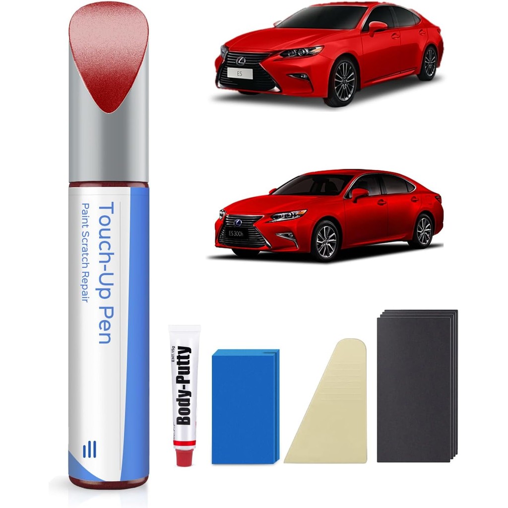 Matador Red Mica(3R1) ชุดซ่อมสีสัมผัสเข้ากันได้กับ Lexus - DIY Kit เข้ากับชิปและนิกอย่างแน่นอน