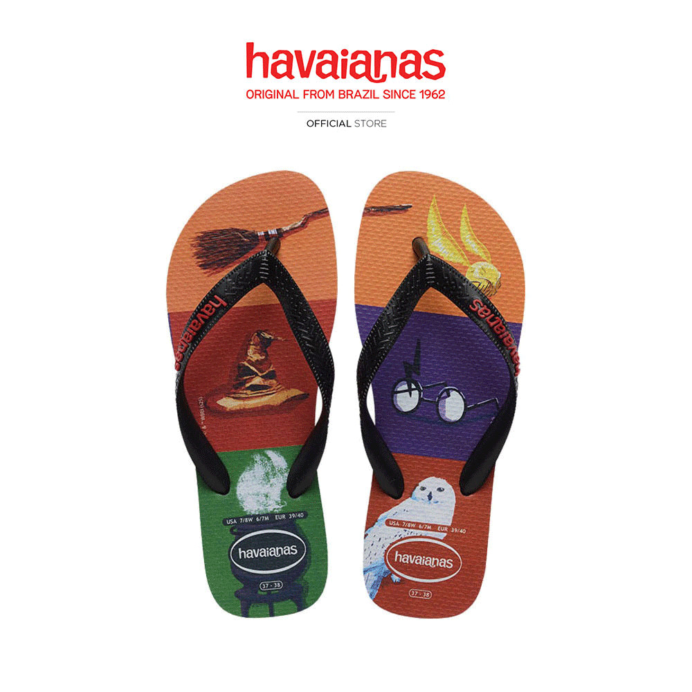 HAVAIANAS รองเท้าแตะ Harry Potter Flip Flop BLACK 414176310693M_F5BKXX