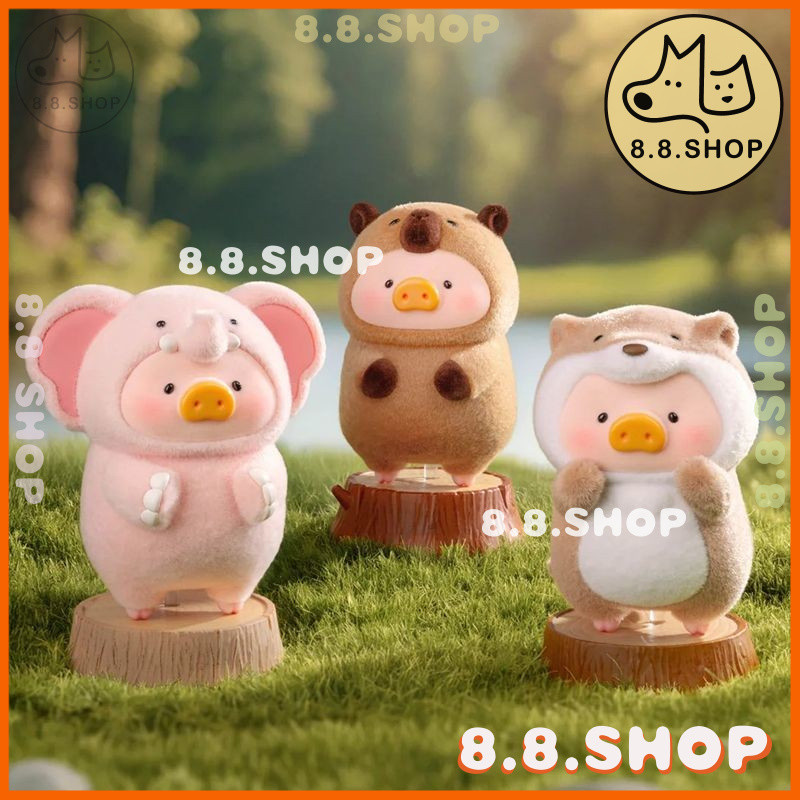 ✨8.8 ร้าน✨หมูกระป๋องของแท้ LuLu Pig Animal Party Mystery Box Doll Decorative✨มีจําหน่ายสําหรับทางเลือก✨ - รูปที่ 5