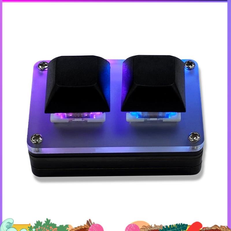 Super 2-Key Mini Keyboard Copy and Paste คีย์บอร์ดแบบกลไกสําหรับเล่นเกมแบบกําหนดเองที่ตั้งโปรแกรมได้