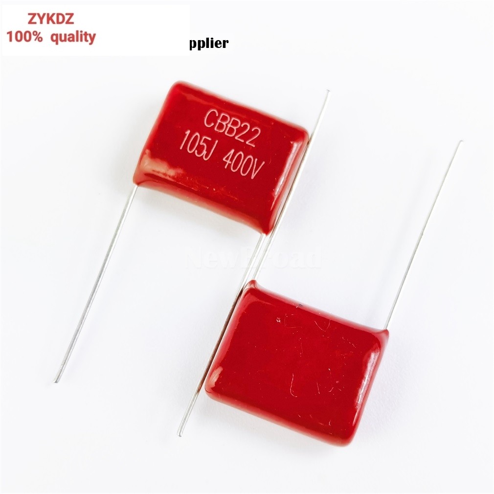 50PCS Original CBB22 Capacitor 400V105J 1UF Polypropylene Film Capacitor 105/400V เท้า Pitch Of 15 ม