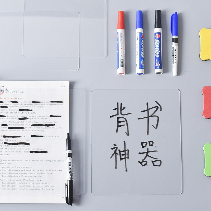 หนังสือ Recite Words Recite Learning หน่วยความจําอย่างรวดเร็วนักเรียนใช้ชุดบอร์ดหนังสือ Recite Cover