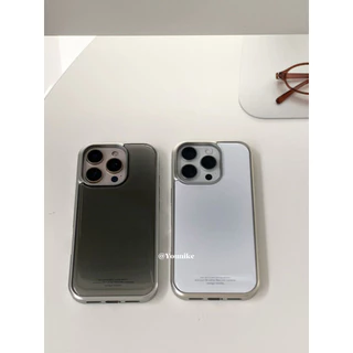 สไตล์เกาหลีต้นฤดูใบไม้ร่วง ins Refreshing Clean Smudge ความรู้สึกระดับไฮเอนด์เหมาะสําหรับ iphone17air/17promax เคสป้องกัน Apple 16 เคสโทรศัพท์ 16promax เคสป้องกัน 15 กันกระแทก 13/14 กรณี 11/12 เคสโทรศัพท์ 17pro