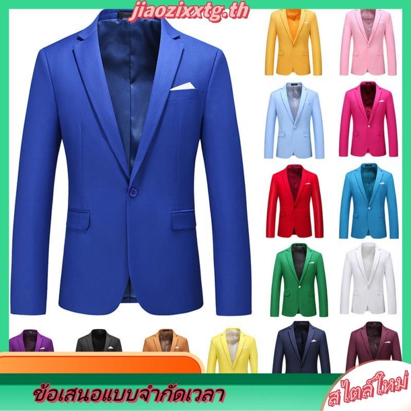 ชุดสูทสูททางการ ขนาดใหญ่ สีม่วงเข้ม สําหรับผู้ชาย K711 PK985 70D0