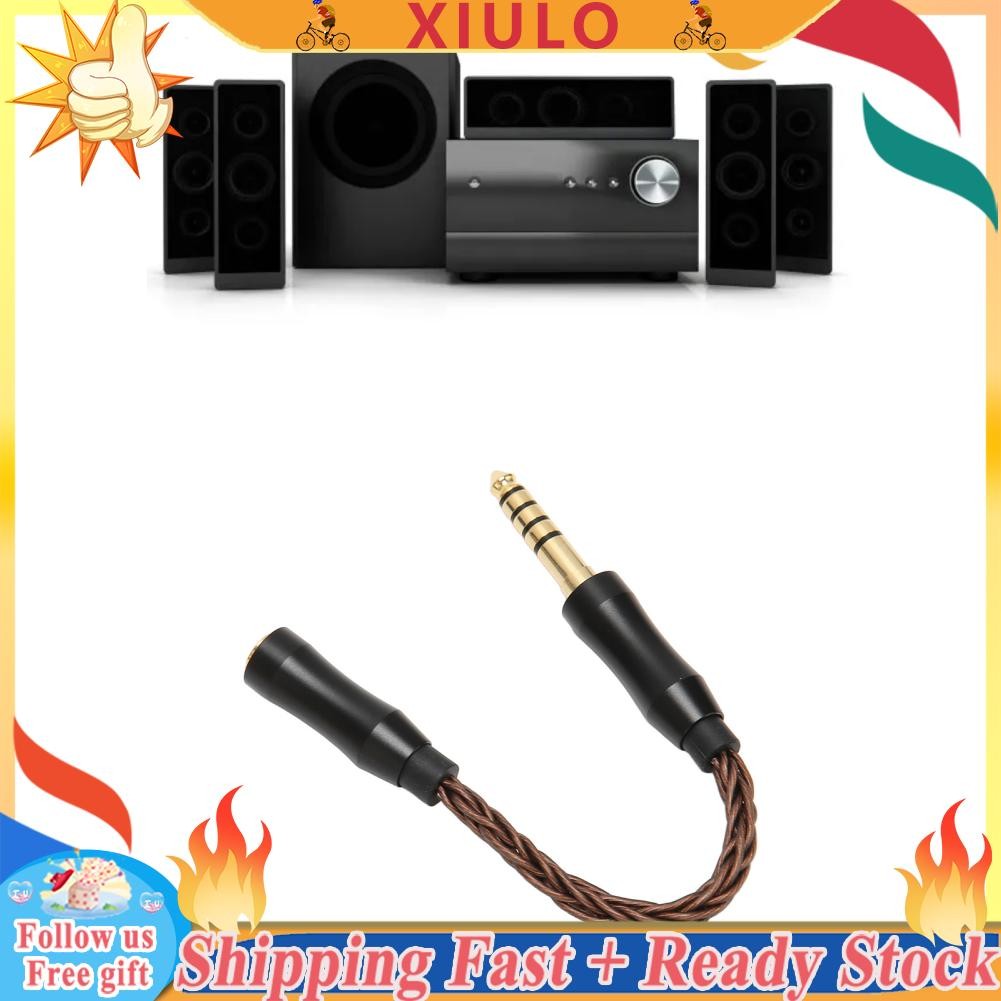 Xiulo XIULO 2.5 มม. หญิงถึง 4.4 มม. หูฟังตัวผู้ขยายสายเคเบิลแบบไม่มีเสียงที่เข้ากันได้กับ NW WM1Z WM