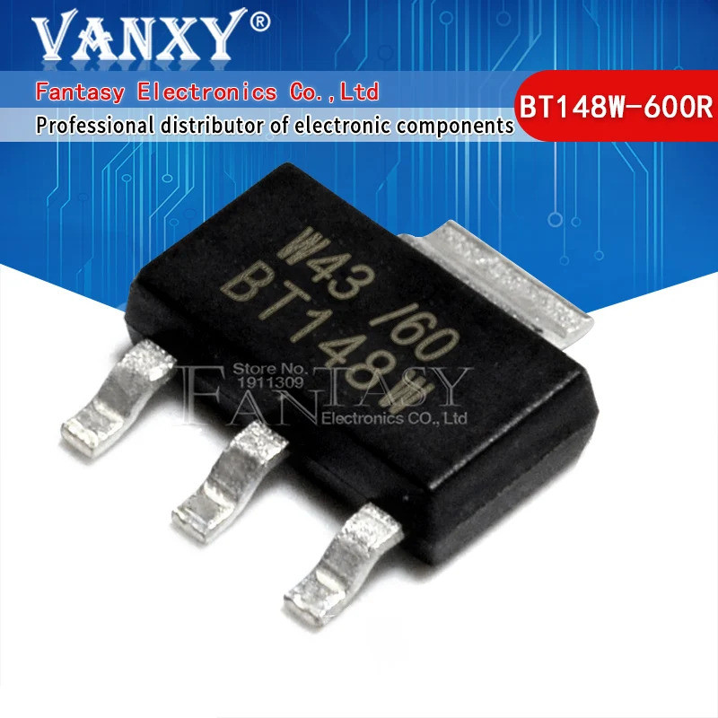 10 ชิ้นชุด BT148W-600R 400R 500R 800R BT148W-600 SOT-223 BT148W-500 BT134W-800 BT134W-500E 600D 800 