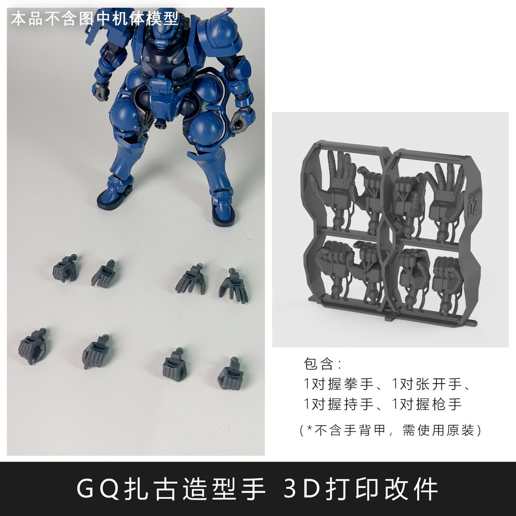 SDJJ Plasticist Studio HG Police Zaku GQuuux series อัพเกรดอะไหล่ SDJJ072