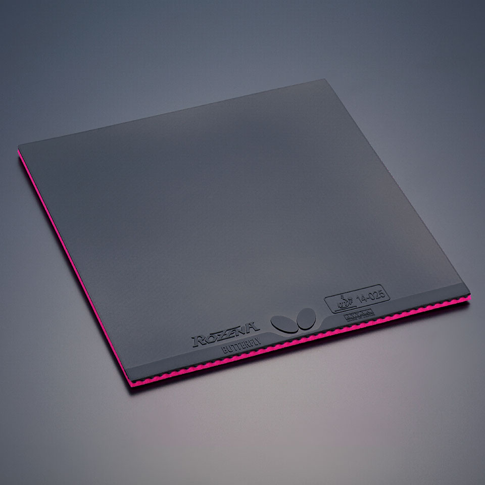 สินค้าของแท้ผีเสื้อขนาดเล็ก ROZENA ROZENA Rose Reverse ยางยางปิงปองฝาครอบยาง Minibus Bus