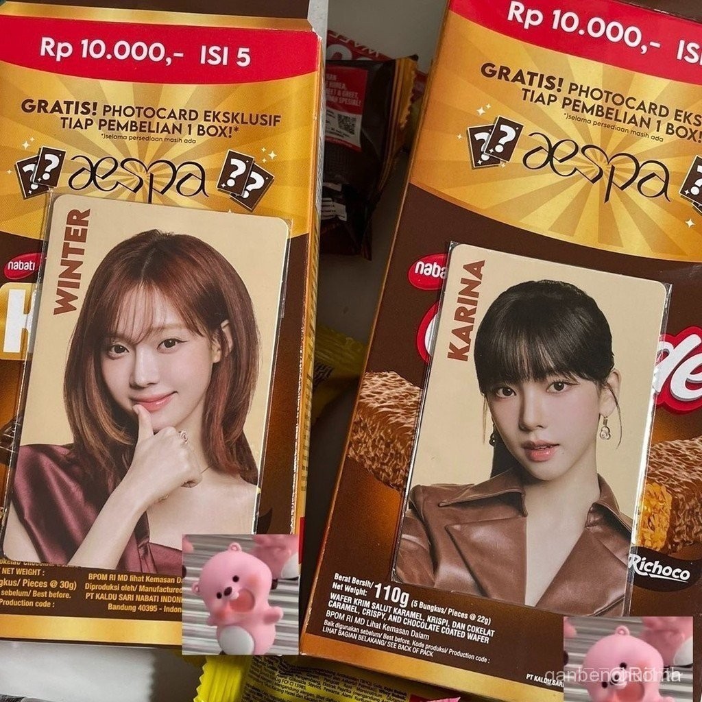 Aespa บิสกิตอาถรรพ์ Kaza Endosement Photo Card Nabati Nabati Nabati Nabati กรรมพันธุ์