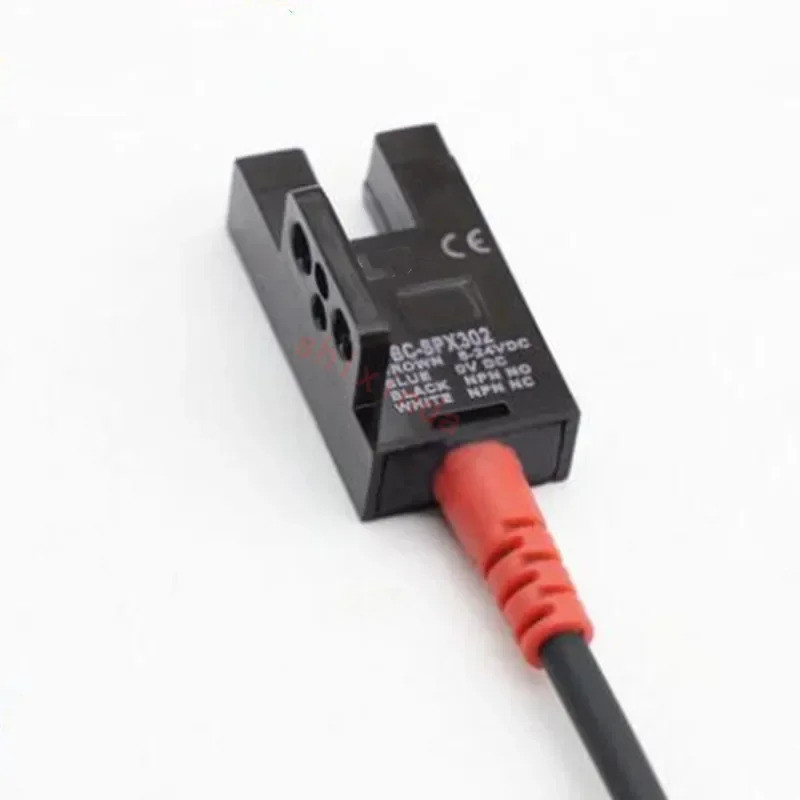 สวิตช์โฟโตอิเล็กทริค U-slot 5 ชิ้นพร้อมสายไฟ EE-SPX302AWR เซ็นเซอร์จํากัดแบบเหนี่ยวนํา NPN เปิดและปก