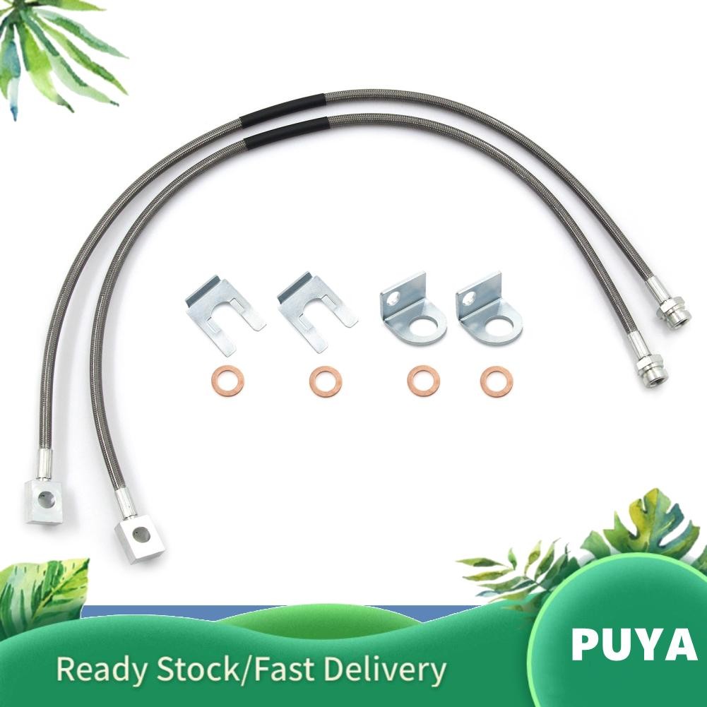 Puya Puya สแตนเลสสายเบรคสำหรับ Jeep TJ/YJ/XJ - 1987-2006 4-6 89702