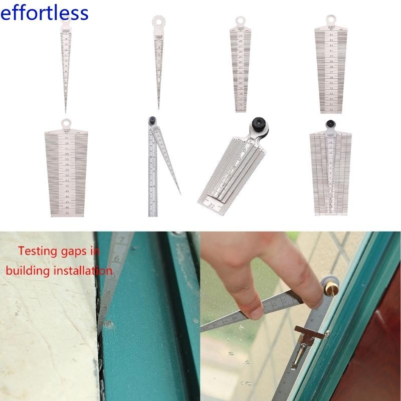 EL Metric-Filler Feeler-Gauge วัด Probes Gap เครื่องมือ Feeler-Gauge รูรับแสงไม้บรรทัด