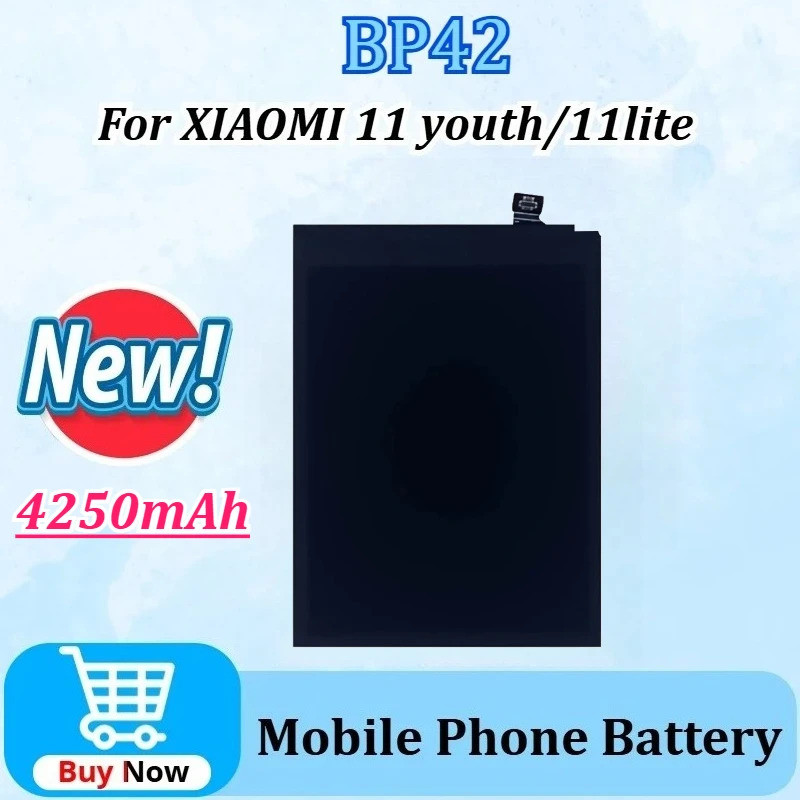 BP42 4250mAh สําหรับ XIAOMI 11 Lite/Mi 11 Lite 5G NE /2109119DG /M2101K9AG/ M2101K9G /M2101K9C แบตเต