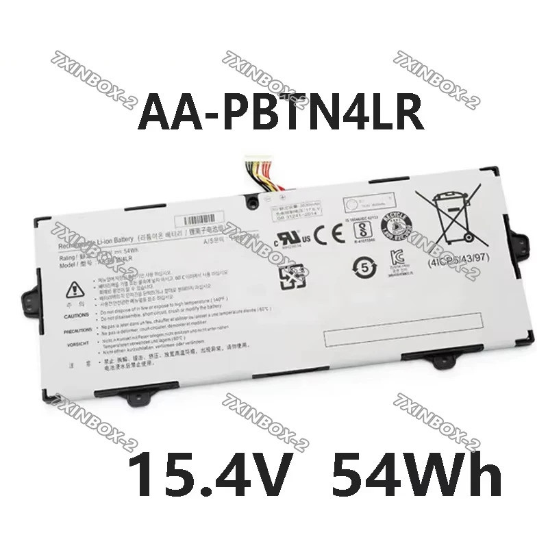 AA-PBTN4LR 15.4V 54Wh แบตเตอรี่แล็ปท็อปสําหรับ Samsung Series 9 โน้ตบุ๊ค NP940X5M NP940X5N NP940X3M 