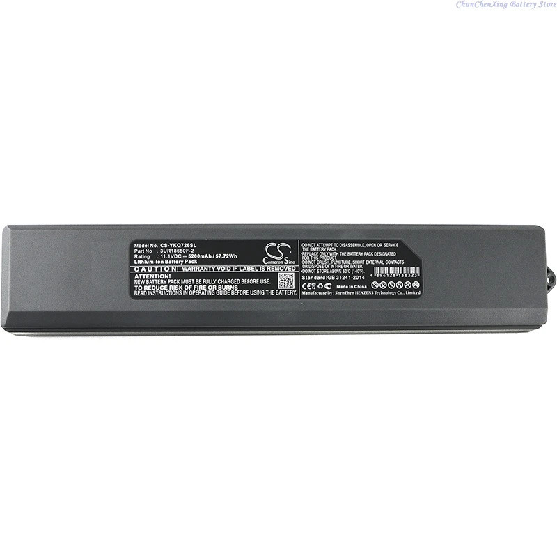 Cameron Sino 11.1V 5200mAh แบตเตอรี่ 3UR18650F-2 สําหรับ Yokogawa AQ7260, AQ7261, AQ7264, AQ7265, AQ
