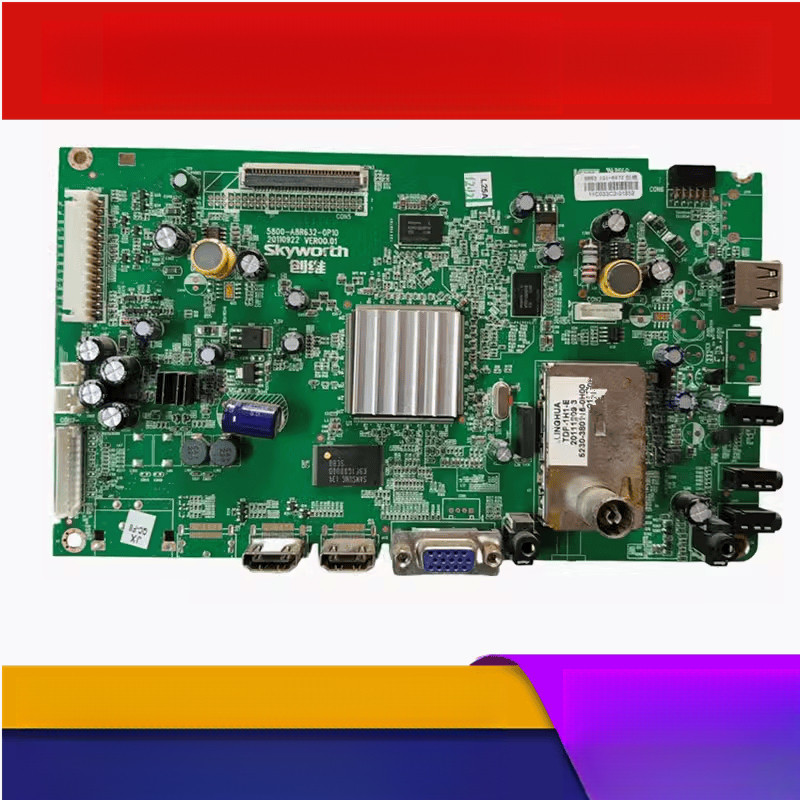 ต้นฉบับ Skyworth 32E61HR / 37E7CRN เมนบอร์ด 5800-A8R632-0P20 พร้อมหน้าจอ SEL320V6-S00B