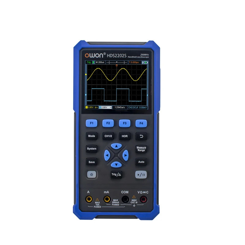 เนื้อที่ยอดเยี่ยม OWON HDS2202S มัลติฟังก์ชั่น Oscilloscope 200MHz Bandwidth 1GSa/s ตัวอย่าง Digital