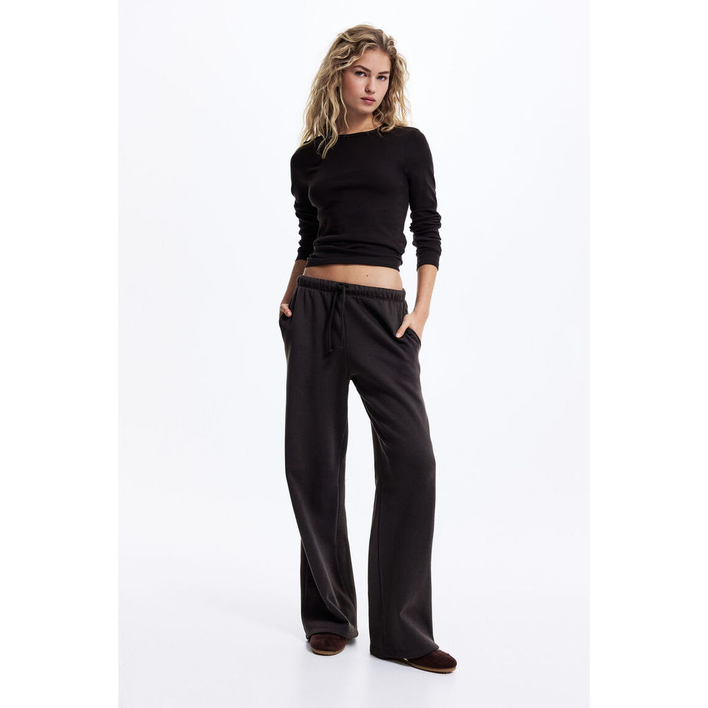 H&M(เอชแอนด์เอ็ม) กางเกงจ็อกเกอร์แบบกว้าง Women Wide joggers 1199249_15