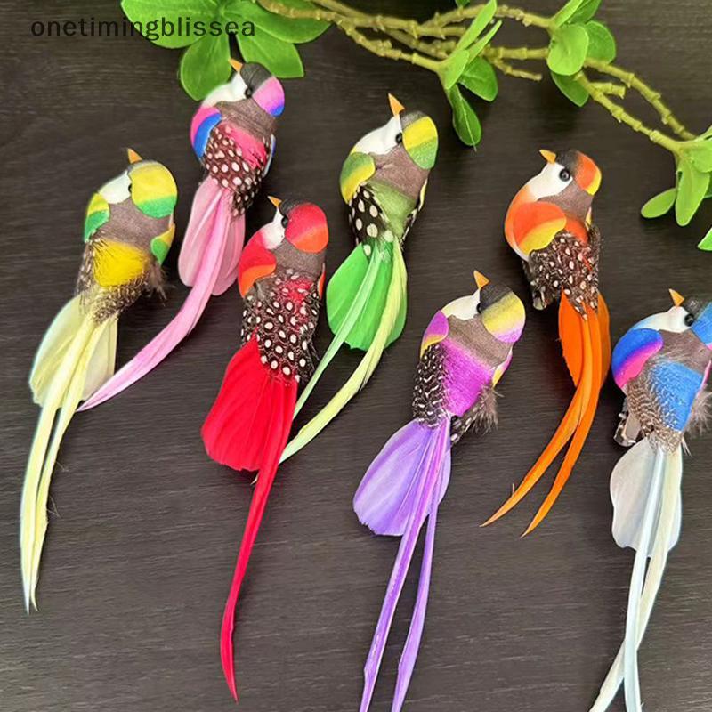 Onetimingblissea น่ารักประดิษฐ์โฟม Feather Birds สําหรับ DIY Craft Home Garden Decor SEA