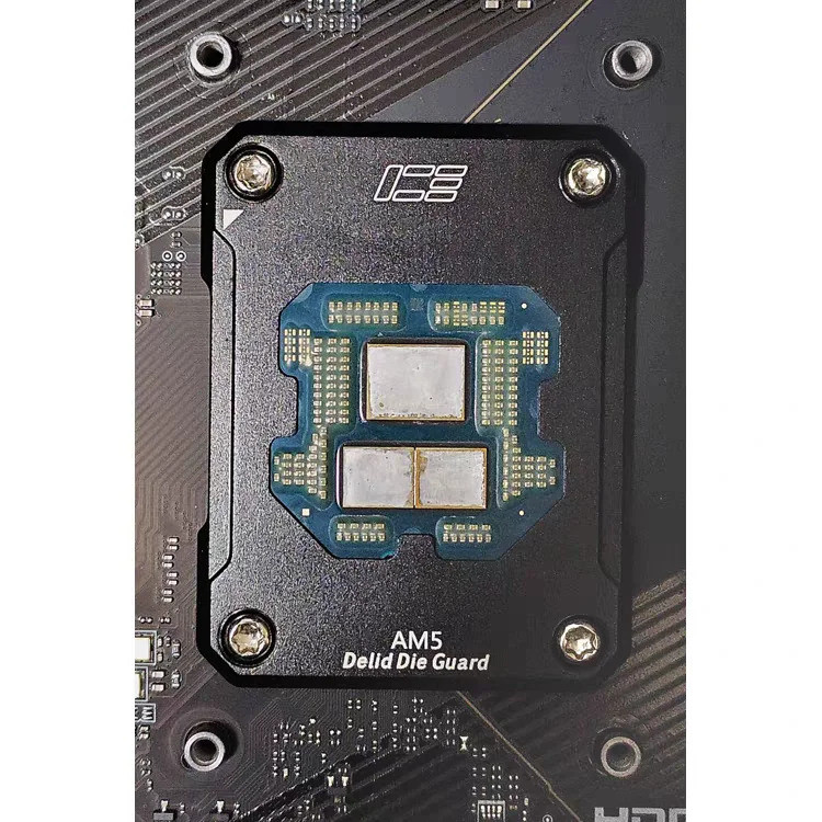 HUI IceManCooler กรอบสําหรับ AMD AM5 9800X3D 9950X 9700X 7950X CPU โปรเซสเซอร์โดยตรง Delid Die Guard