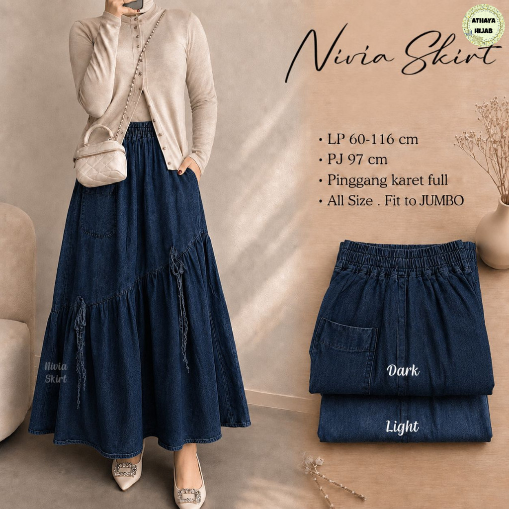 มีกลุ่มซื้อขายขอแอดมิน er elrumi 1506 NIVIA SKIRT ATHAYA FASHION alya store