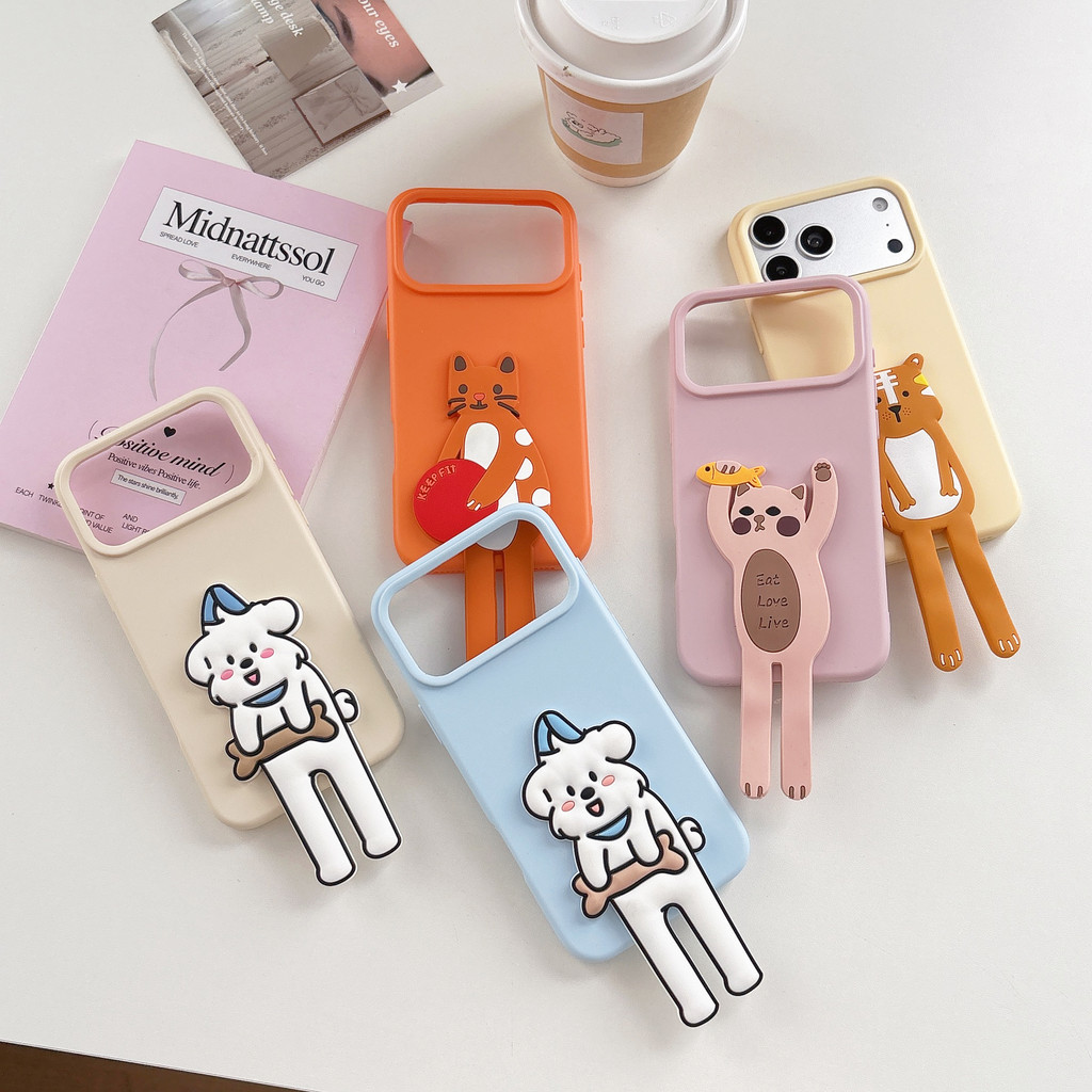 3Dสามมิติแมวเคสโทรศัพท์สําหรับiPhone 17 Pro Max 16 Pro Max 15 14Plus 13 12 11 11 Pro Max 03P9