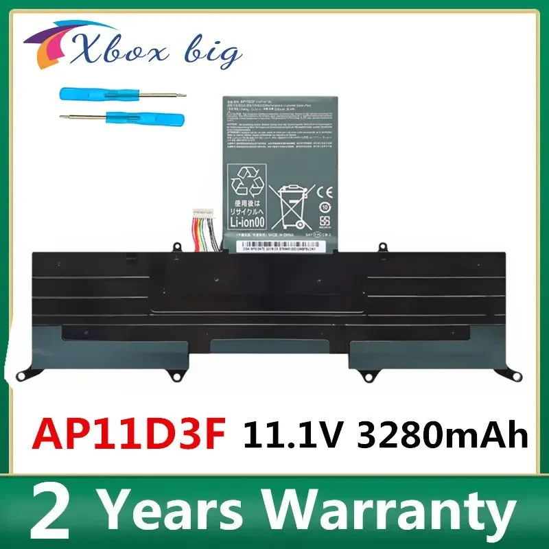 ใหม่ AP11D3F แบตเตอรี่แล็ปท็อปสําหรับ Acer Aspire AP11D3F AP11D4F S3 S3-951 S3-391 MS2346 3ICP/65/88
