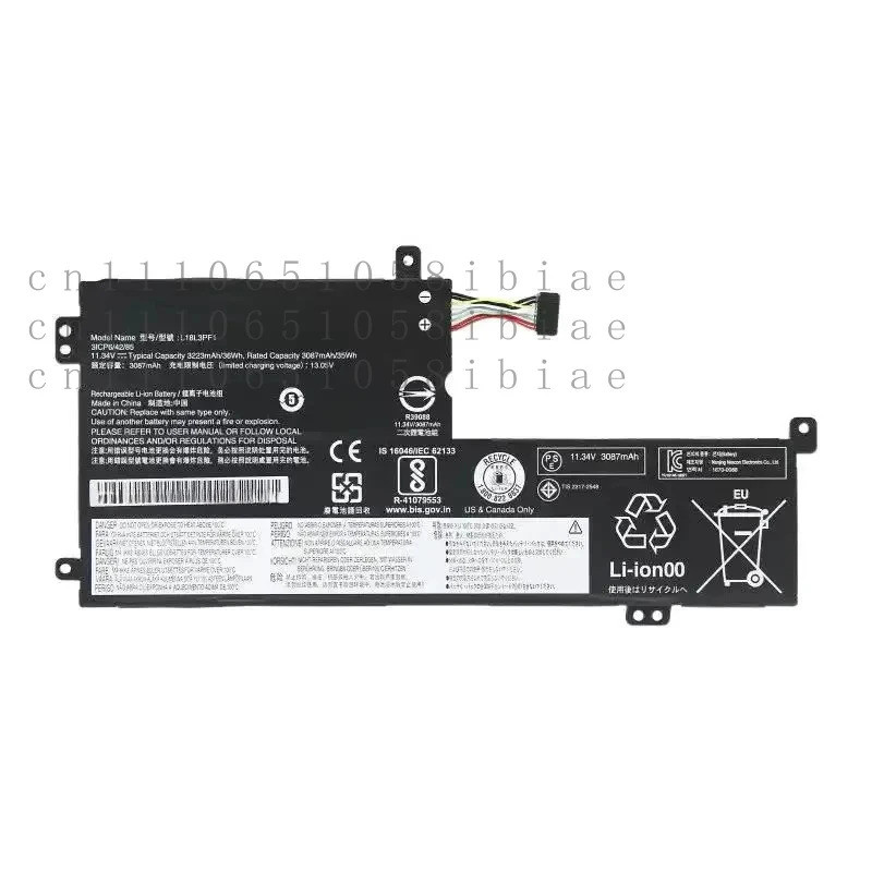 ใหม่ 11.34V 36Wh L18M3PF2 L18C3PF2 L18L3PF1 L18D3PF1 แบตเตอรี่สําหรับ Lenovo IdeaPad L340-15API L340