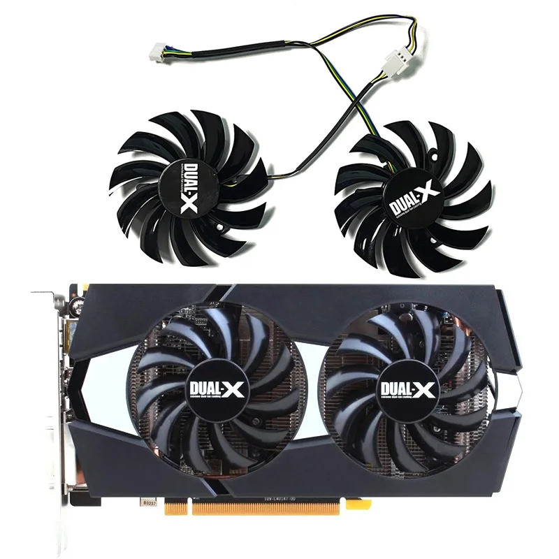 * 2 ฟุต 75 มม. FD7010H12S สําหรับ Sapphire R9 270 Hd 7870 Dual X-Fan Gtx 550 750 770 Ti Asus GTX760 